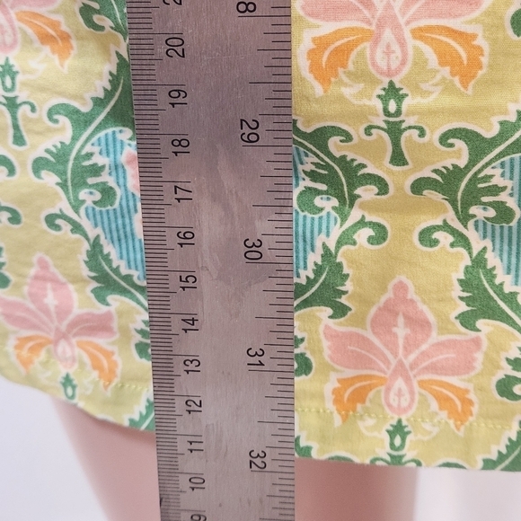 MATILDA Jane Tunic Blouse Button Front Top Green Acres Size M - Picture 8 of 12